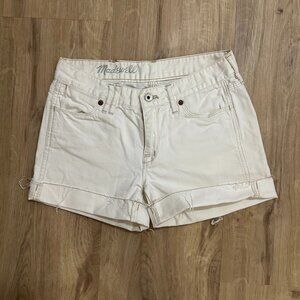 Madewell Jean Shorts in White - 26